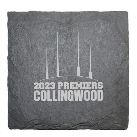 Goal Collingwood Personalised Slate Coaster - Set of 4