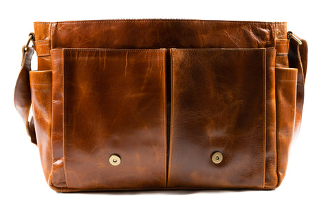 Leather Messenger Bag