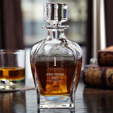 Colonial Monogram Personalised Elegance Whiskey Decanter