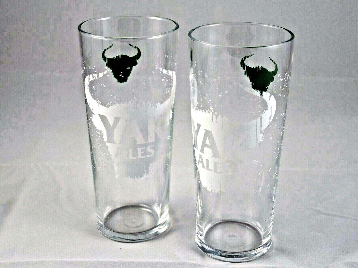 Matilda Bay Yak Ales beer Pints 570ml 2 Glass Set Givi Gifts