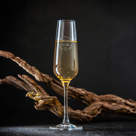 personalised champagne flute