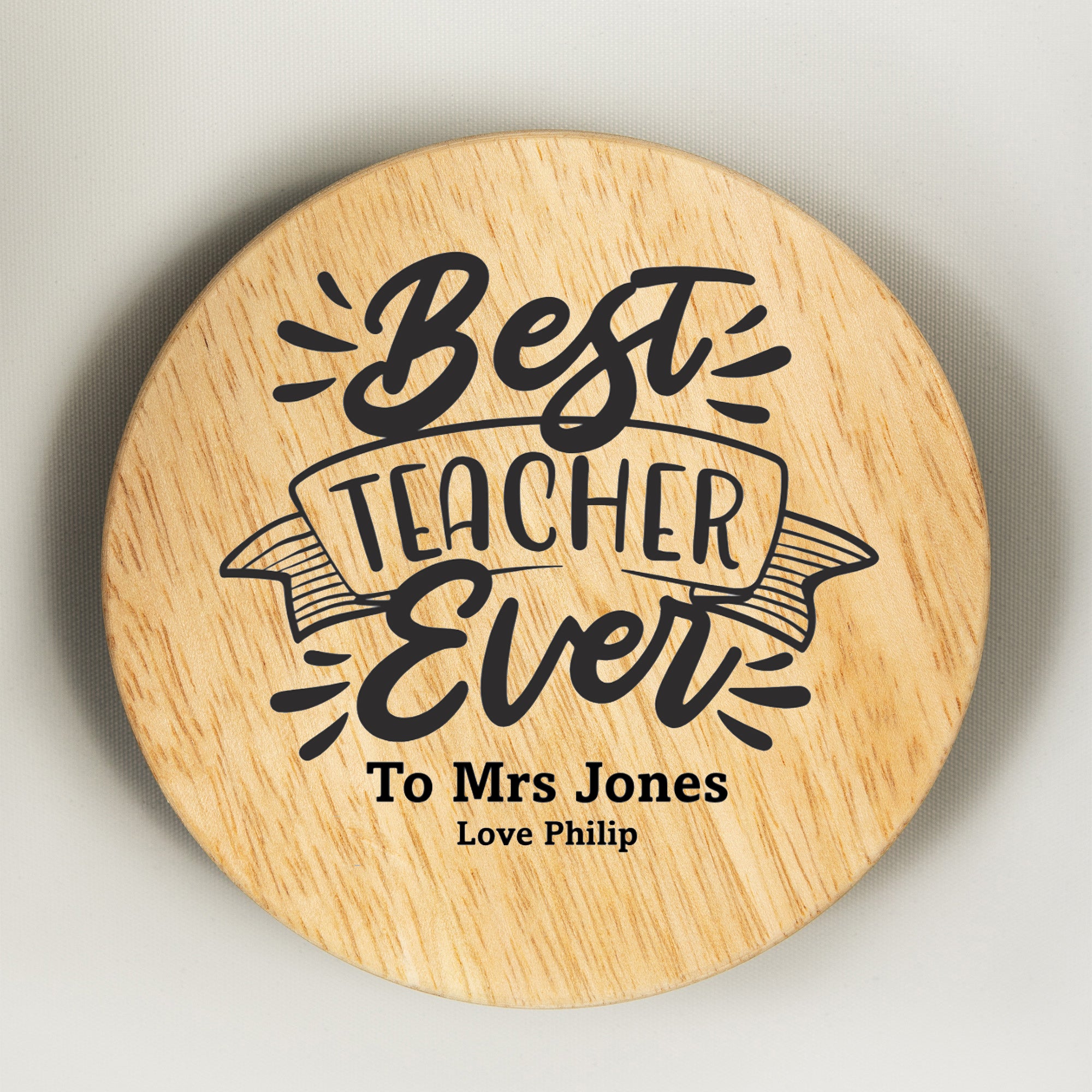 Personalised Best Teacher Ever Appreciation Lolly Jar | Givi Gifts