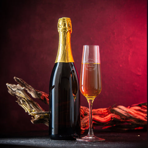 personalised champagne flute