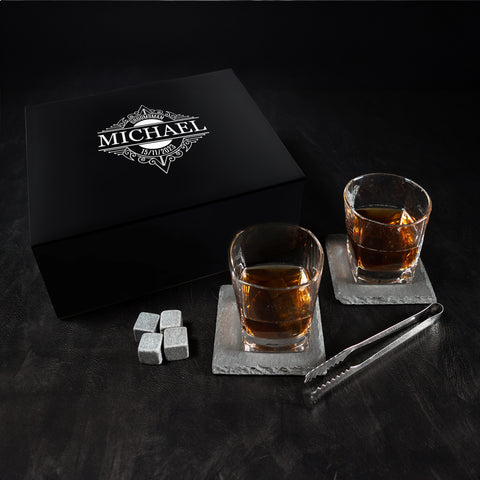 Navigator Personalised Empire Whiskey Glasses Set