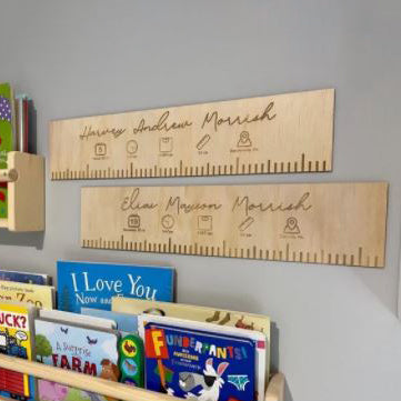 Wooden Baby Wall Birth Ruler | Givi Gifts