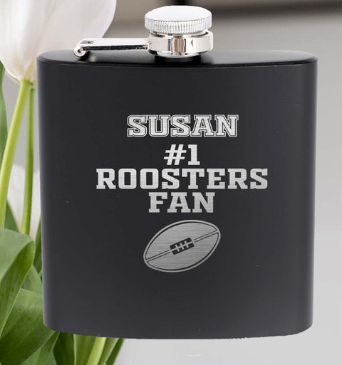 Personalised Black Flask gift Set