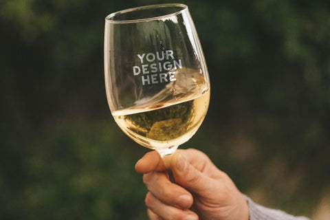 personalised wine glass